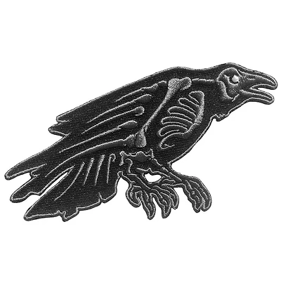 Skelli Bones Raven Patch