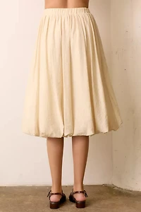 Crinkle Woven Bubble Skirt