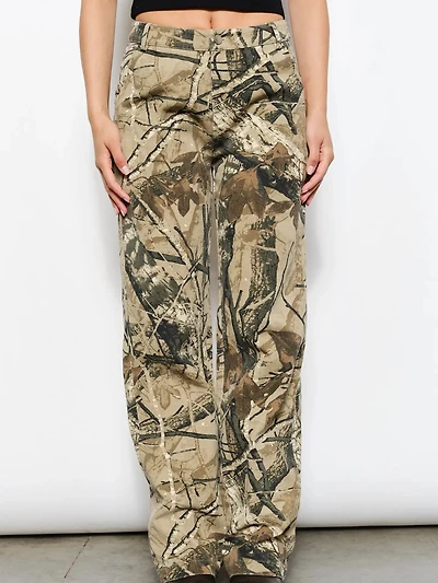 Camo Twill Pants