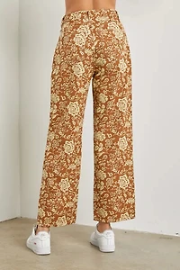 Floral Print Pants