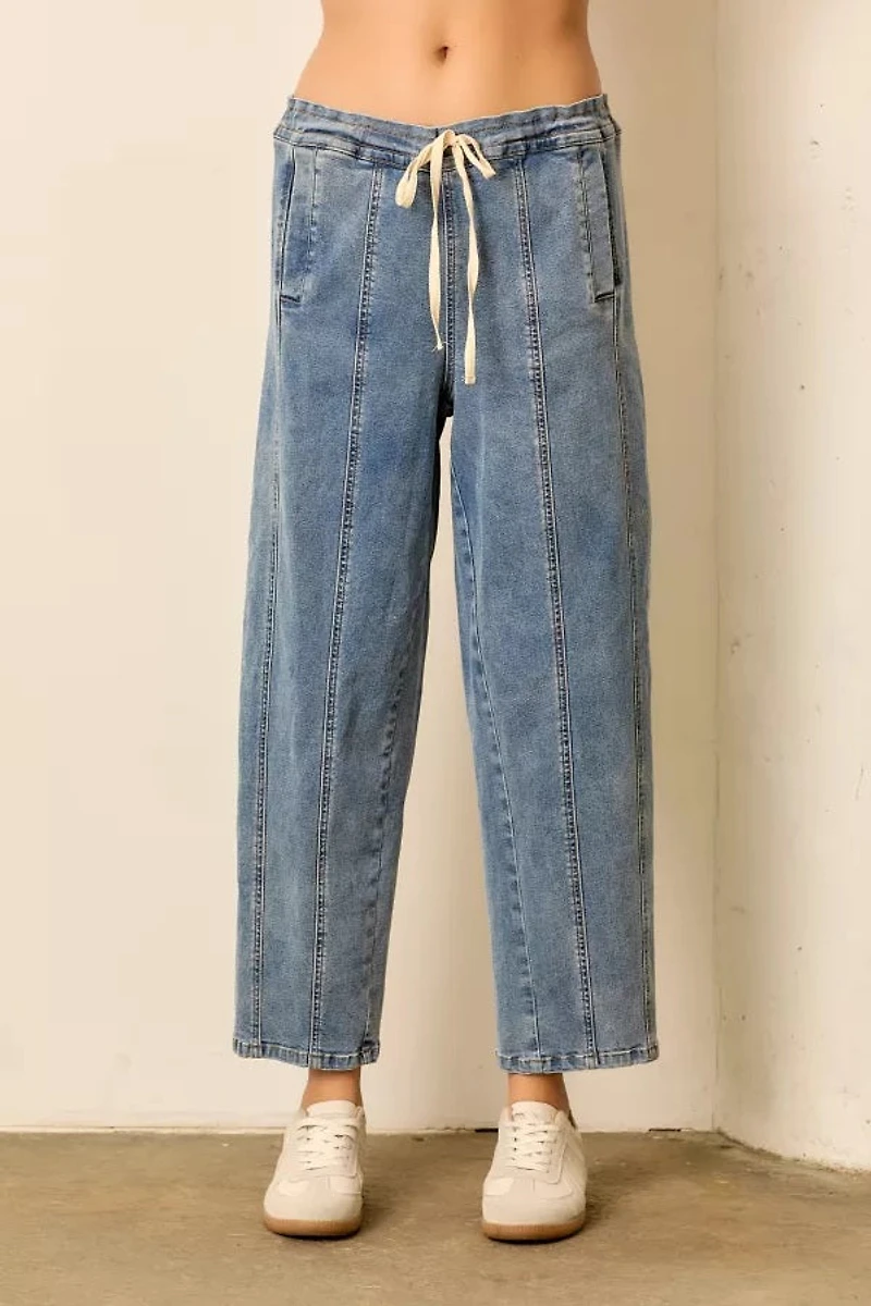 Elastic Pant With Tie