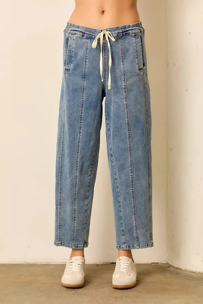 Elastic Pant With Tie
