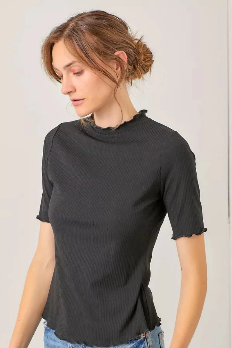 Textued Knit Top