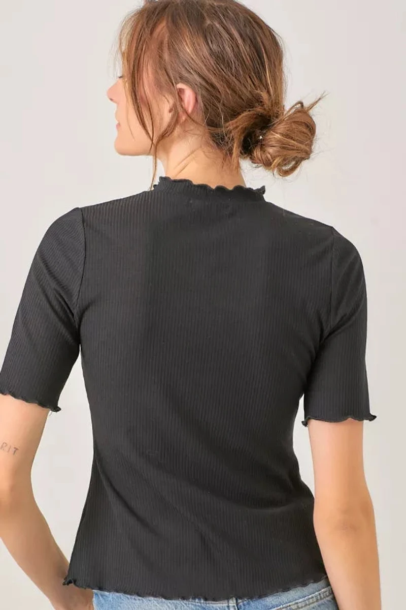 Textued Knit Top