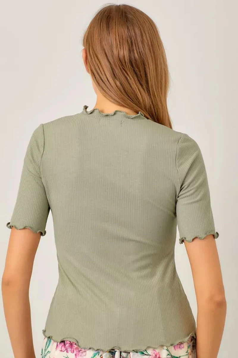 Textured Knit Top