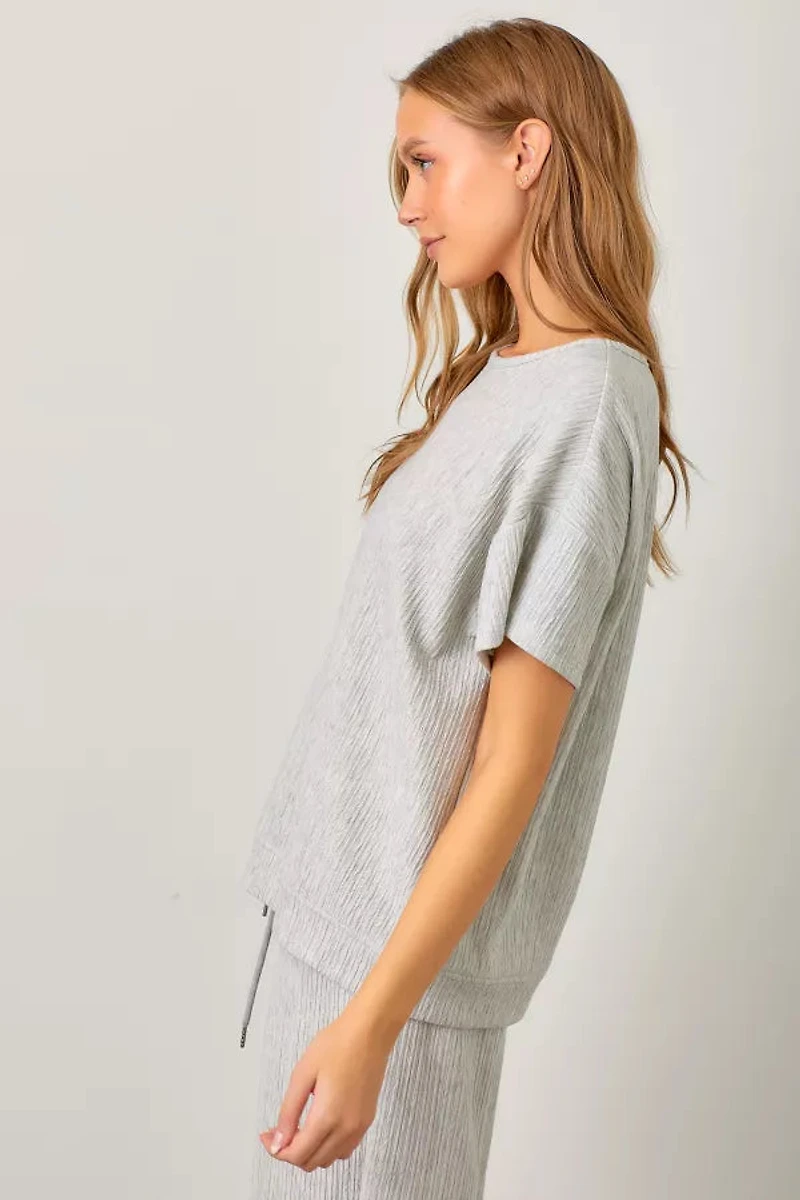 Textured Knit Top