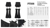 Detachable Black Denim Pants