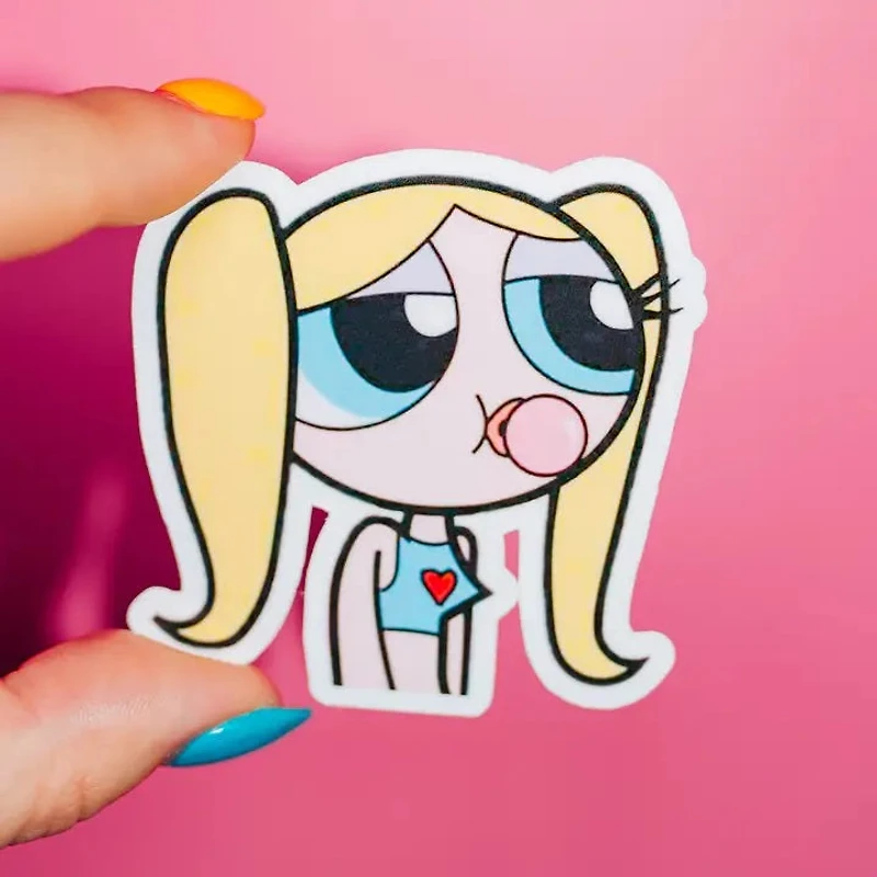 Puff Girl Bubbles Sticker