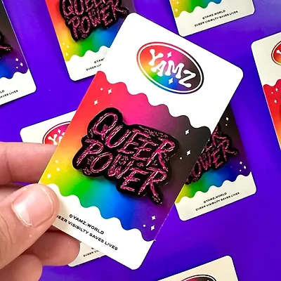 Queer Power Enamel Pin