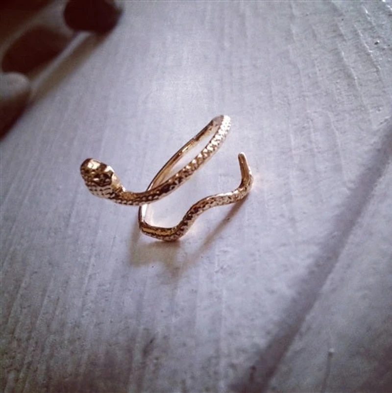 "Awanyu" Serpent Gold Ring