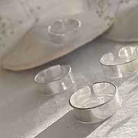 Jane' Sterling Silver Band Toe Ring