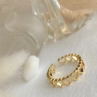 Love Bites Heart Chain Ring