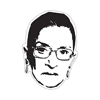 Ruth Bader Ginsburg Vinyl Sticker