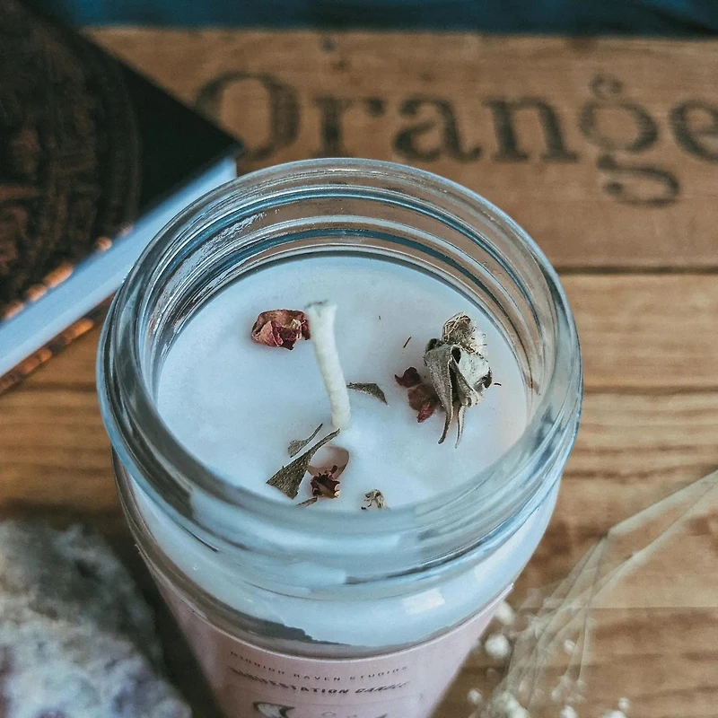 Rebel Manifestation Glass Candle