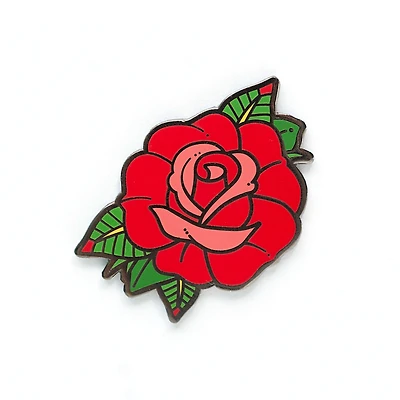 Red Rose Pin