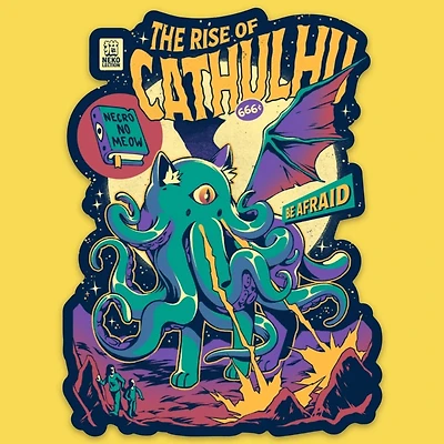Rise Of Cathulhu Sticker
