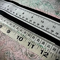Accurate Ruler Sew On Patch