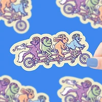 Biking Critters | Bike | Nature | Wildlife | Vinyl Sticker