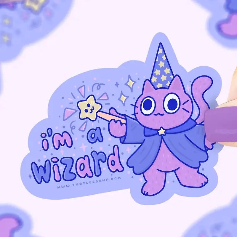 I'm A Wizard Sticker