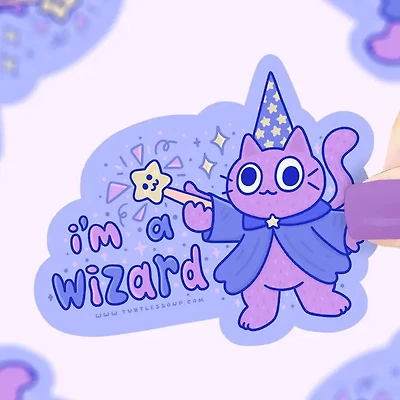 I'm A Wizard Sticker