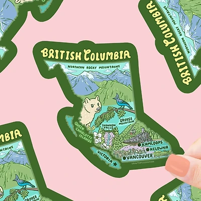 British Columbia Vinyl Sticker