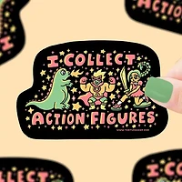 Action Figure Vinyl Sticker