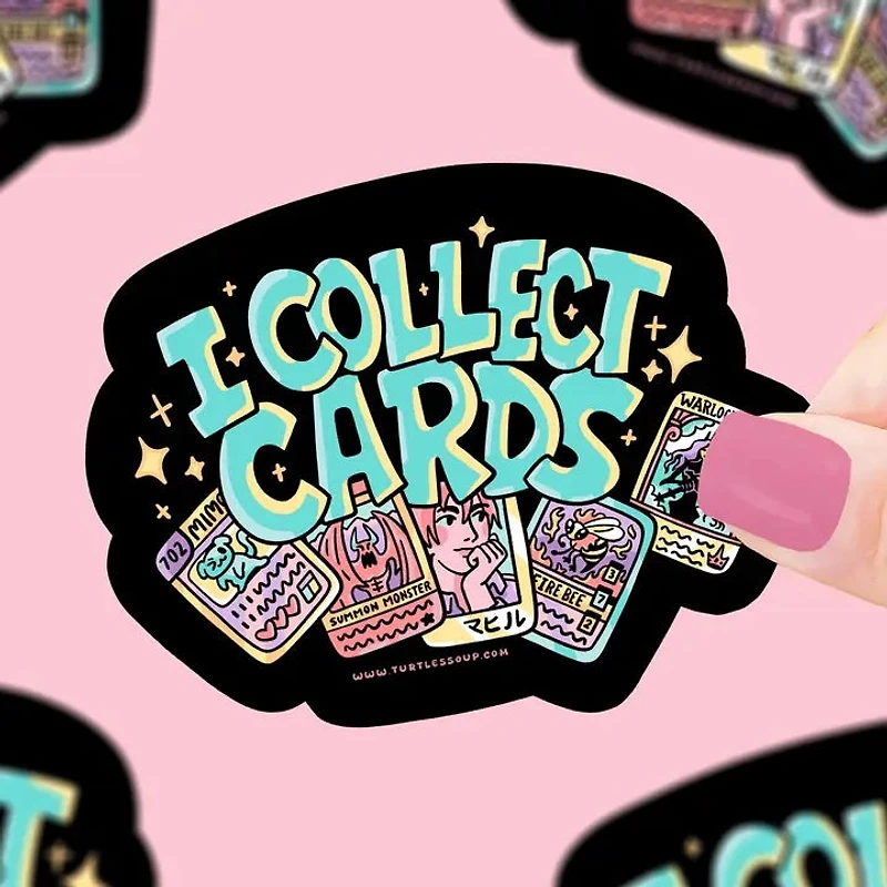 Card Collector Vinyl Sticker
