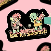 Roll For Initiative Vinyl Sticker