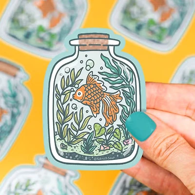 Aquatic Goldfish Terrarium Jar