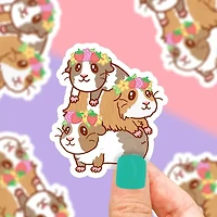 Flower Crown Guinea Pigs