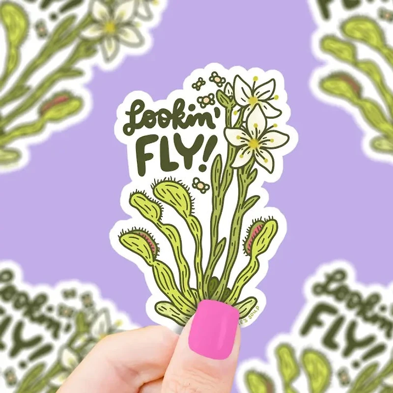 Lookin Fly Venus Fly Trap Sticker