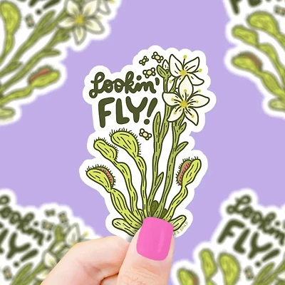 Lookin Fly Venus Fly Trap Sticker