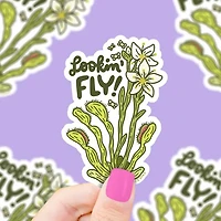 Lookin Fly Venus Fly Trap Sticker
