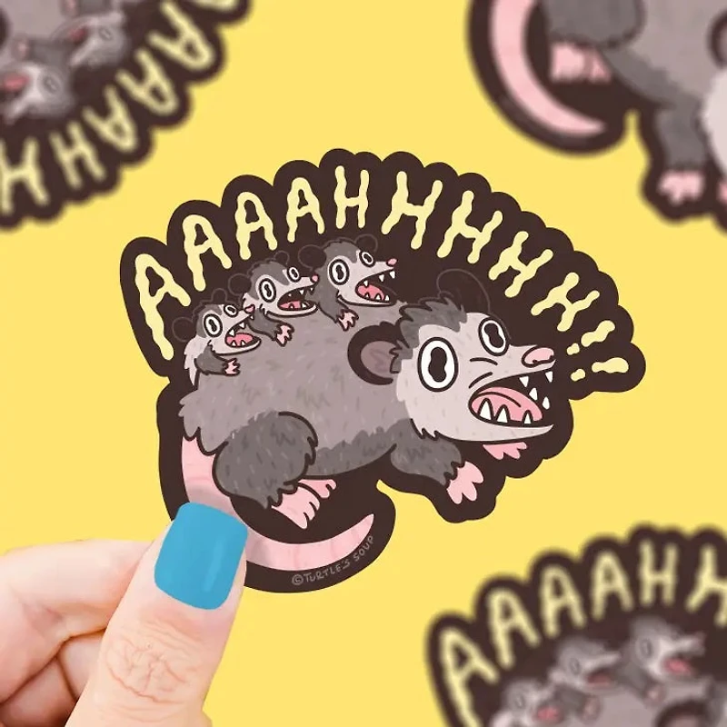 Ahhh Crazy Possum Art Meme
