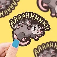 Ahhh Crazy Possum Art Meme