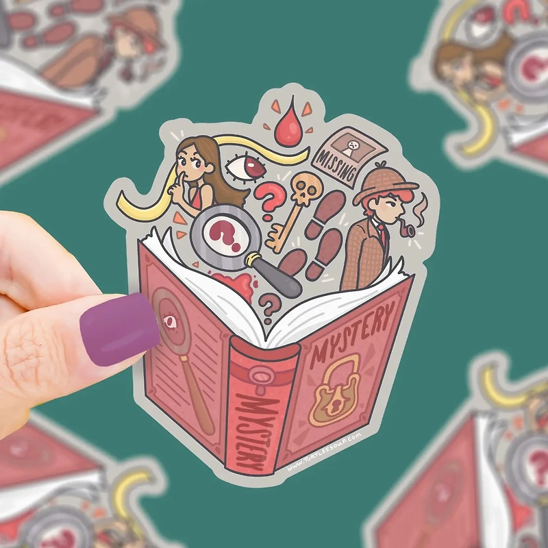 Mystery Book Sticker