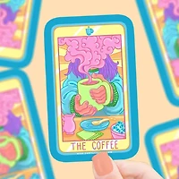 La carta del tarot del café