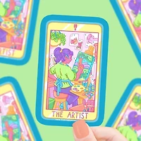 The Artist Tarot Card Vinyl Sticker