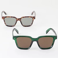 Two Toned Tortoise Sunglasses