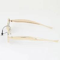Polished Metal Round Sunglasses