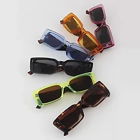 Bolted Rectangular Sunglasses
