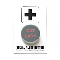 Cat Lady Button