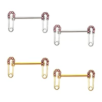 Safety Pin Nipple Barbell