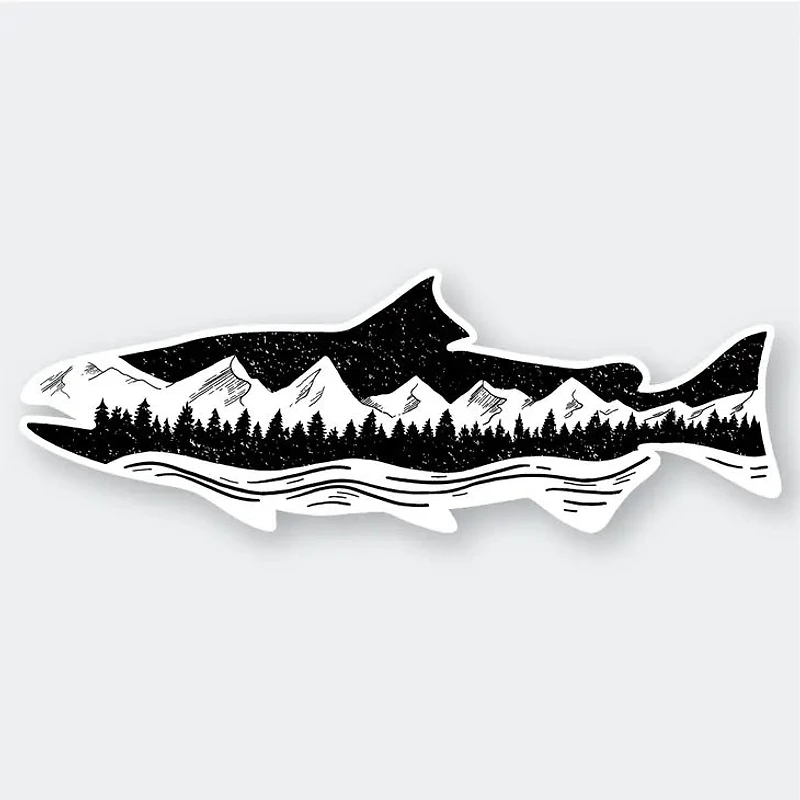 Salmon Sticker