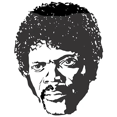 SAMUEL L JACKSON STICKER