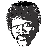 SAMUEL L JACKSON STICKER
