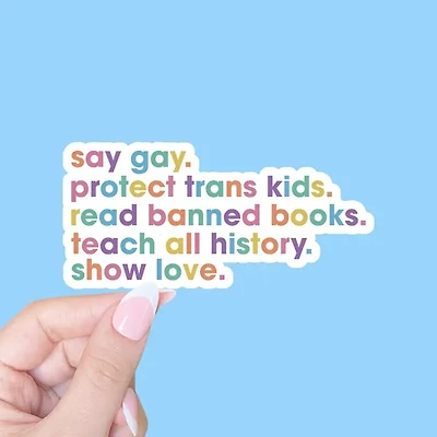 Say Gay Sticker