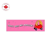 They See Me Rollin' Bumper Sticker