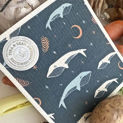 Friendly Giants Whale Dishcloth