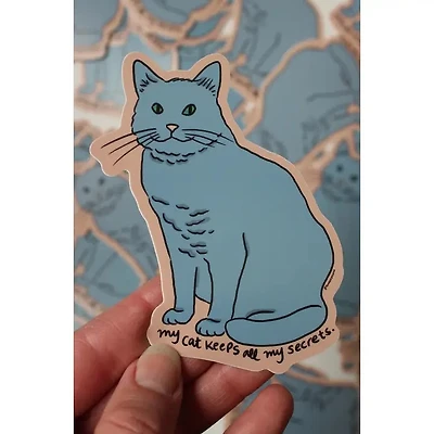 Secret Cat Sticker